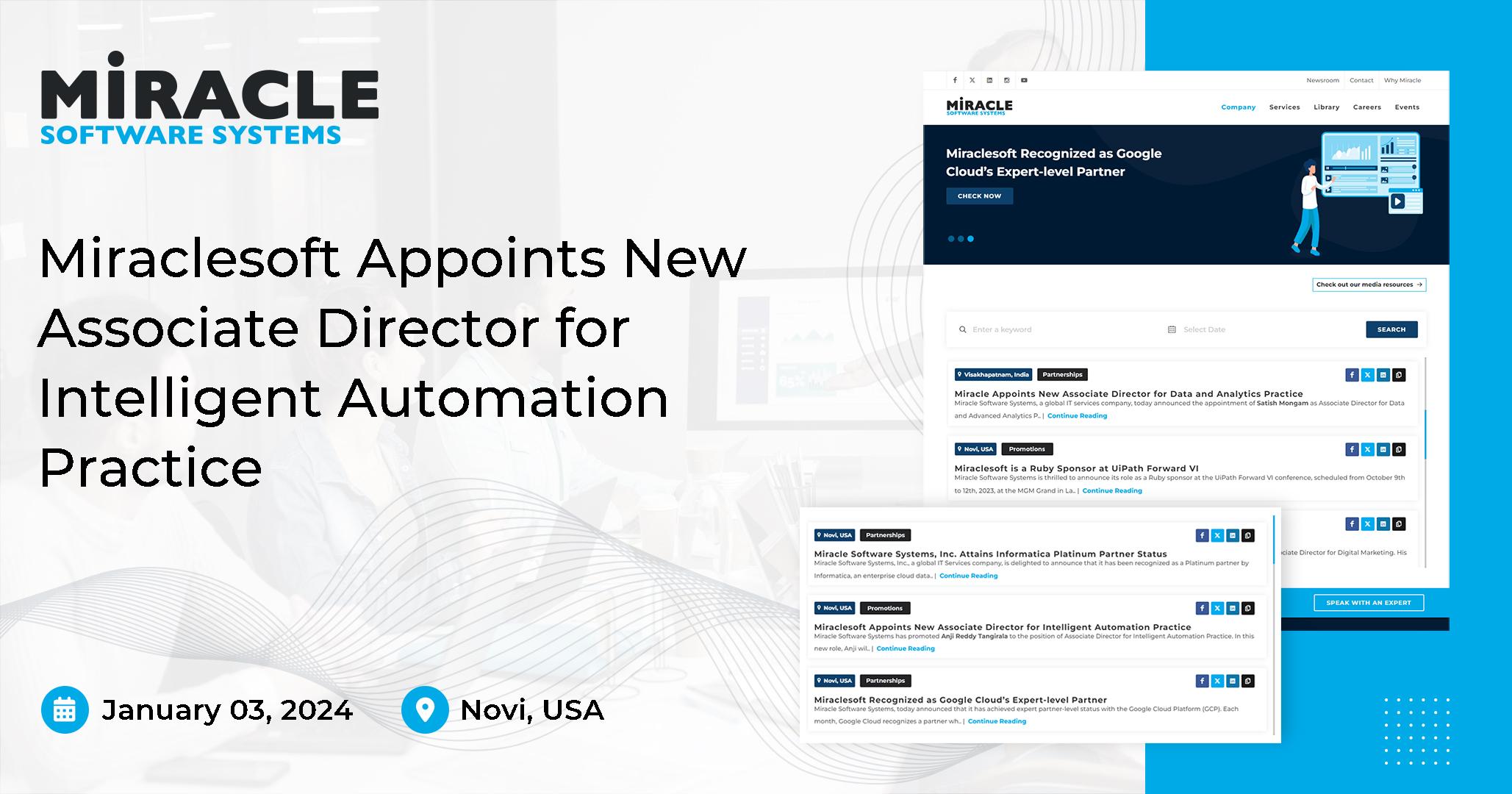 Newsroom | Miracle Software Systems