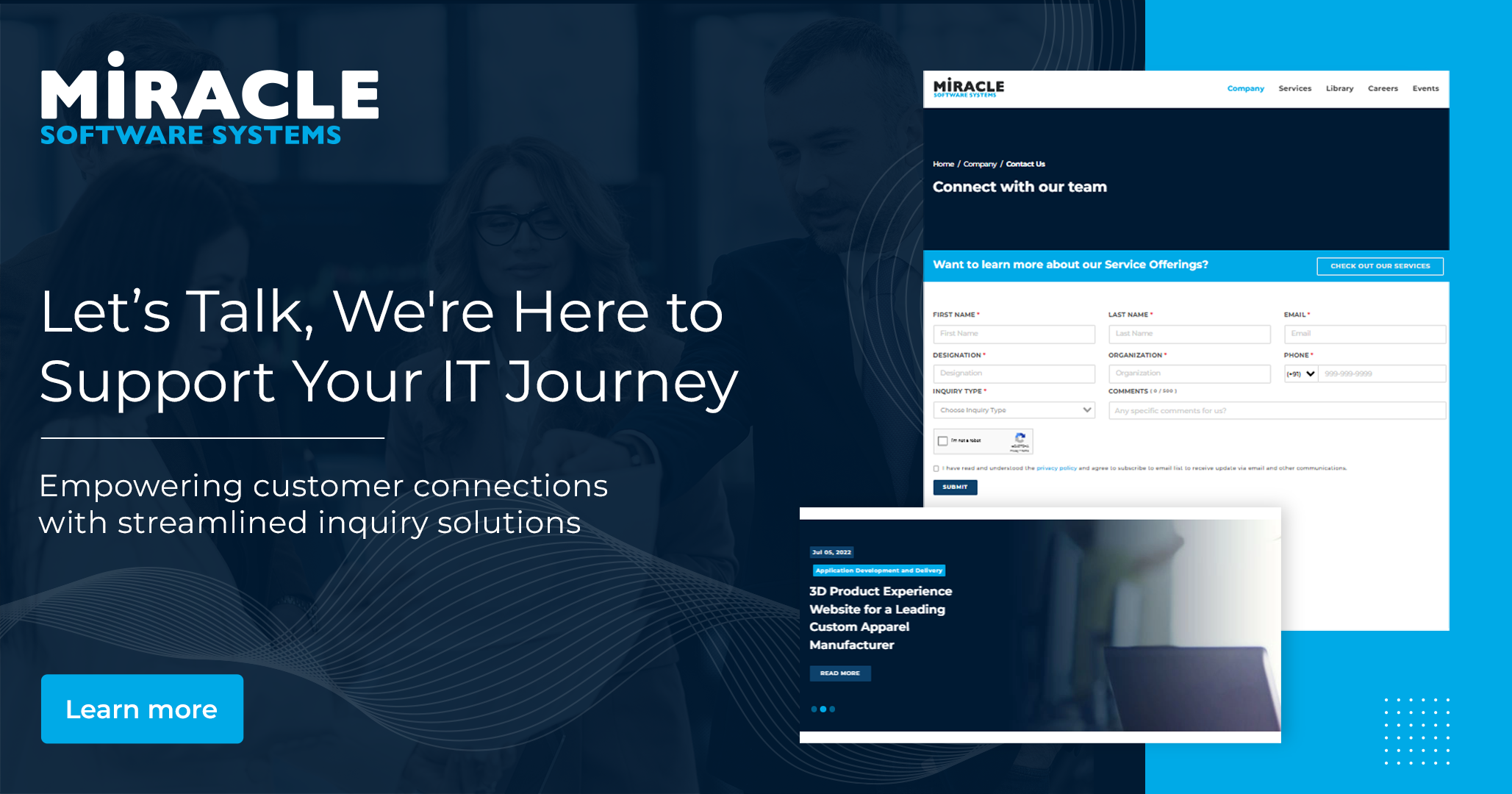 Contact Us | Miracle Software - Get in Touch for IT Solutions & Support